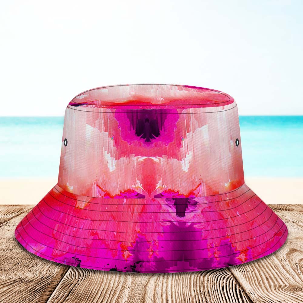 Custom Bucket Hat Unisex Face Bucket Hat Personalized Wide Brim Outdoor Summer Cap Hiking Beach Sports Hats