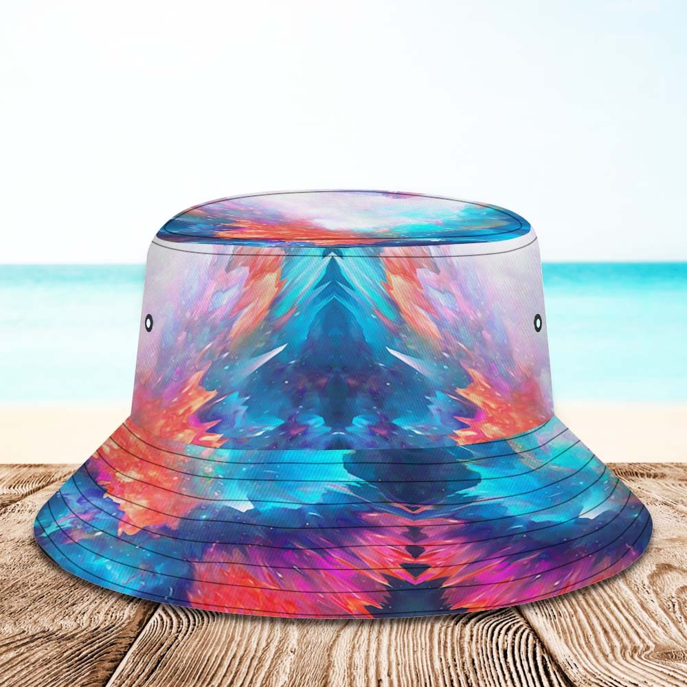 Custom Bucket Hat Unisex Face Bucket Hat Personalized Wide Brim Outdoor Summer Cap Hiking Beach Sports Hats