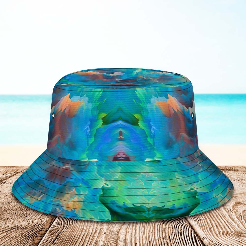 Custom Bucket Hat Unisex Face Bucket Hat Personalized Wide Brim Outdoor Summer Cap Hiking Beach Sports Hats