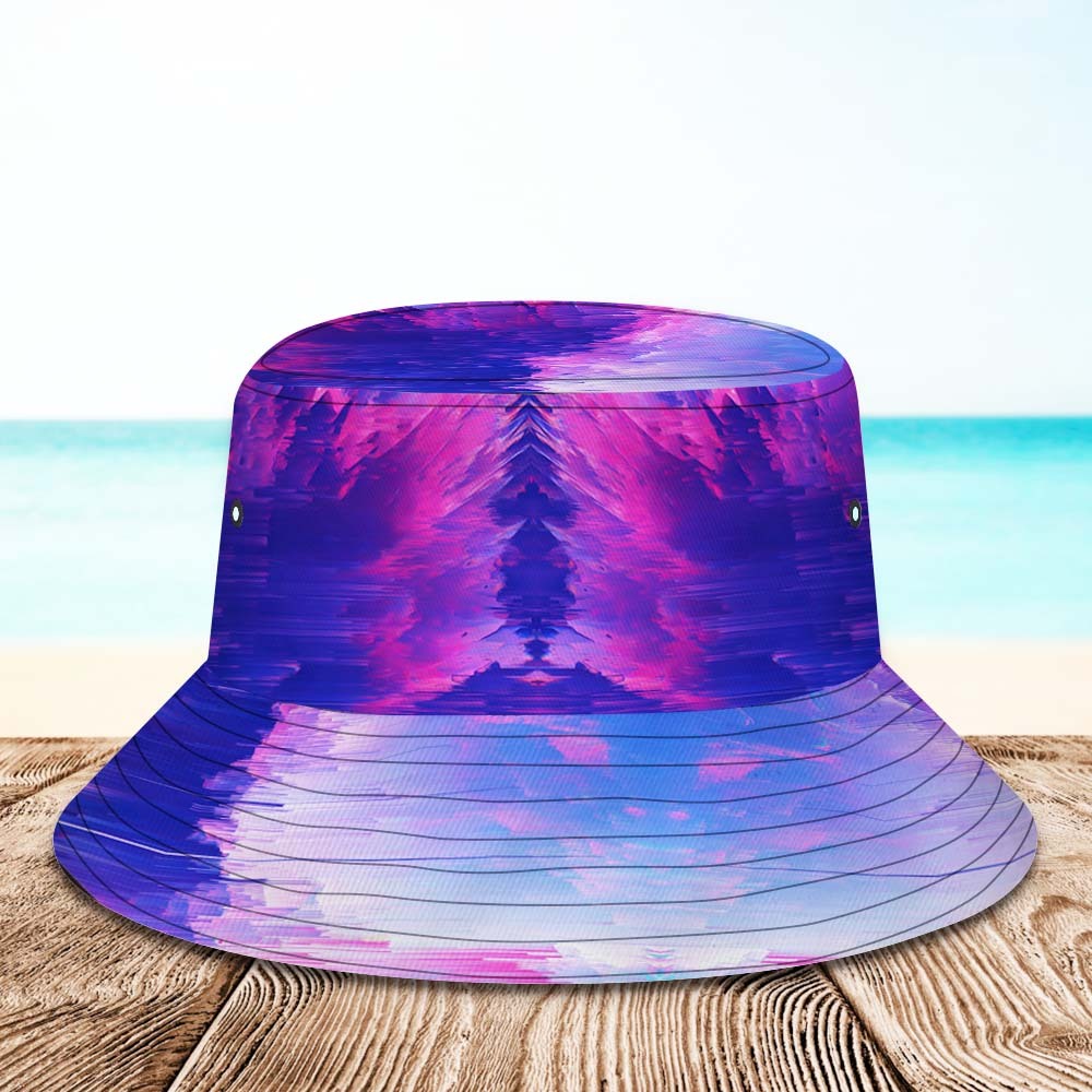 Custom Bucket Hat Unisex Face Bucket Hat Personalized Wide Brim Outdoor Summer Cap Hiking Beach Sports Hats