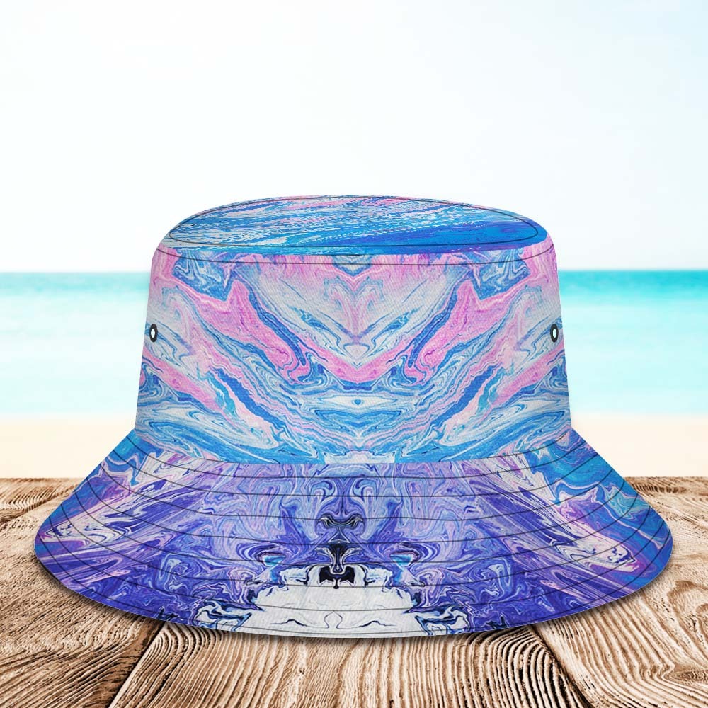 Custom Bucket Hat Unisex Face Bucket Hat Personalized Wide Brim Outdoor Summer Cap Hiking Beach Sports Hats