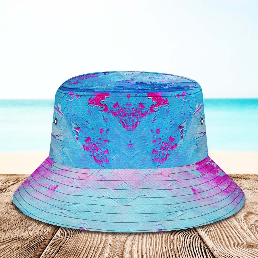 Custom Bucket Hat Unisex Face Bucket Hat Personalized Wide Brim Outdoor Summer Cap Hiking Beach Sports Hats