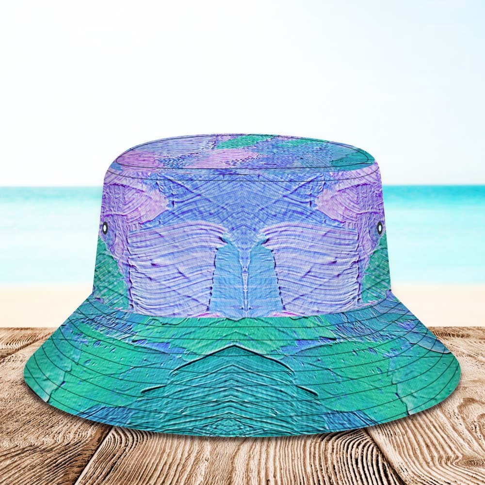 Custom Bucket Hat Unisex Face Bucket Hat Personalized Wide Brim Outdoor Summer Cap Hiking Beach Sports Hats