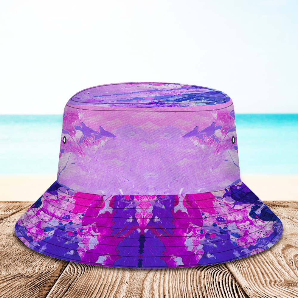 Custom Bucket Hat Unisex Face Bucket Hat Personalized Wide Brim Outdoor Summer Cap Hiking Beach Sports Hats