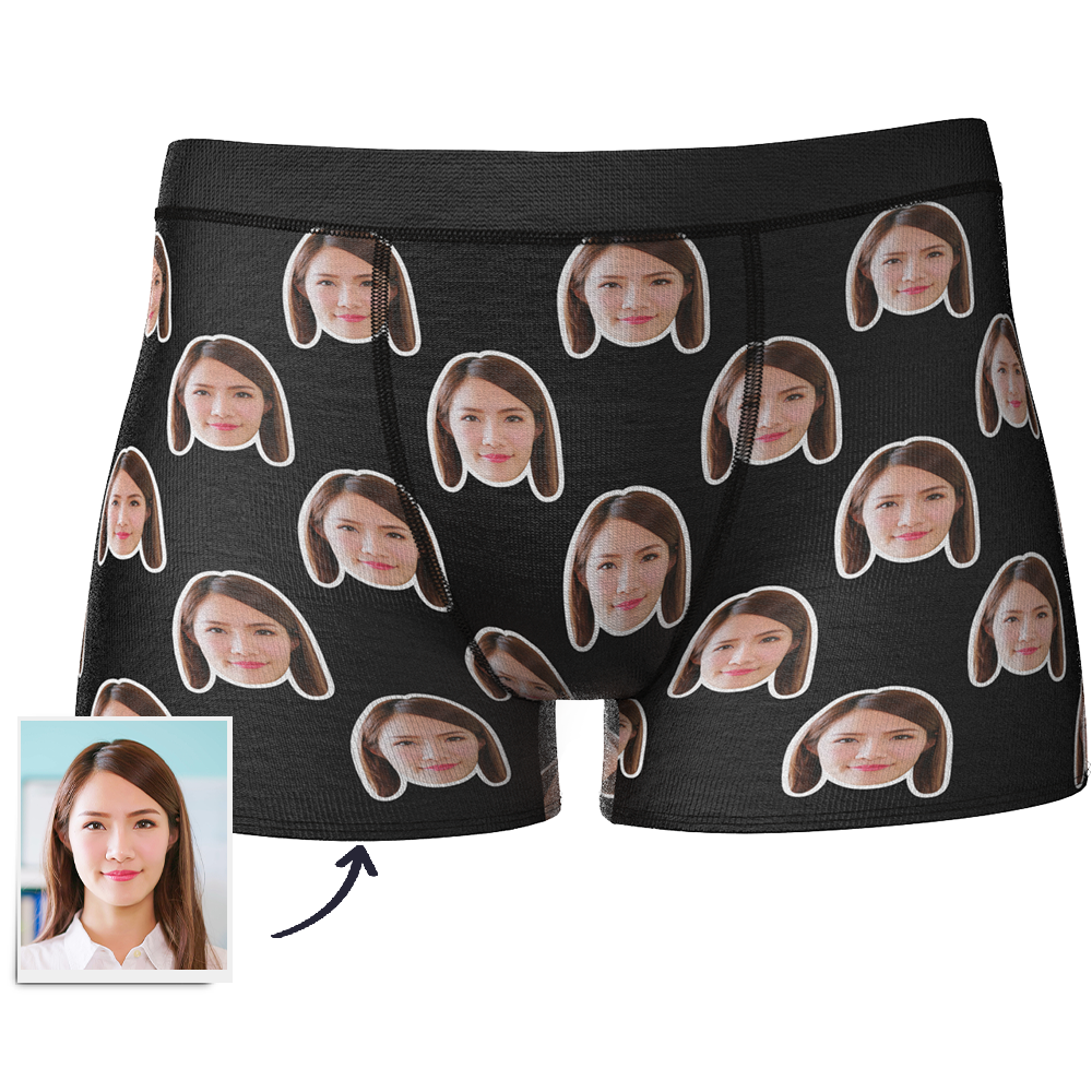 客製化照片男士多色內褲七夕禮物