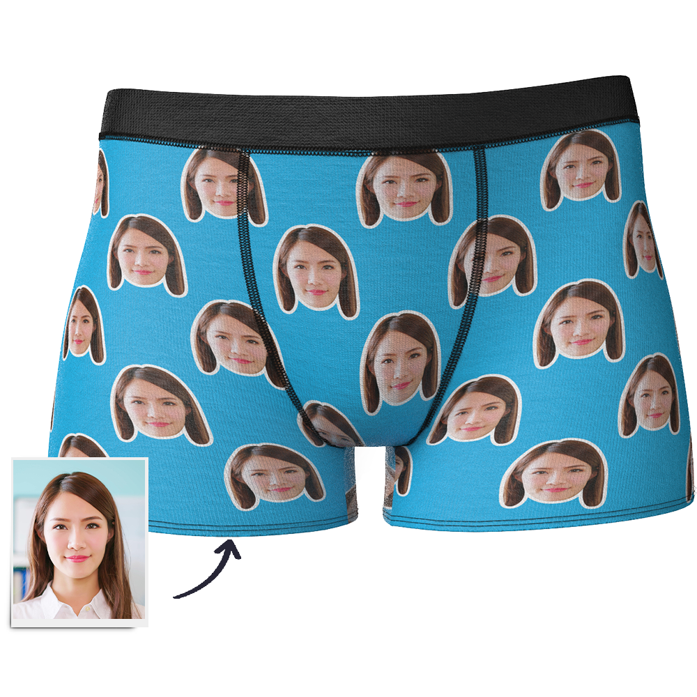 客製化照片男士多色內褲七夕禮物