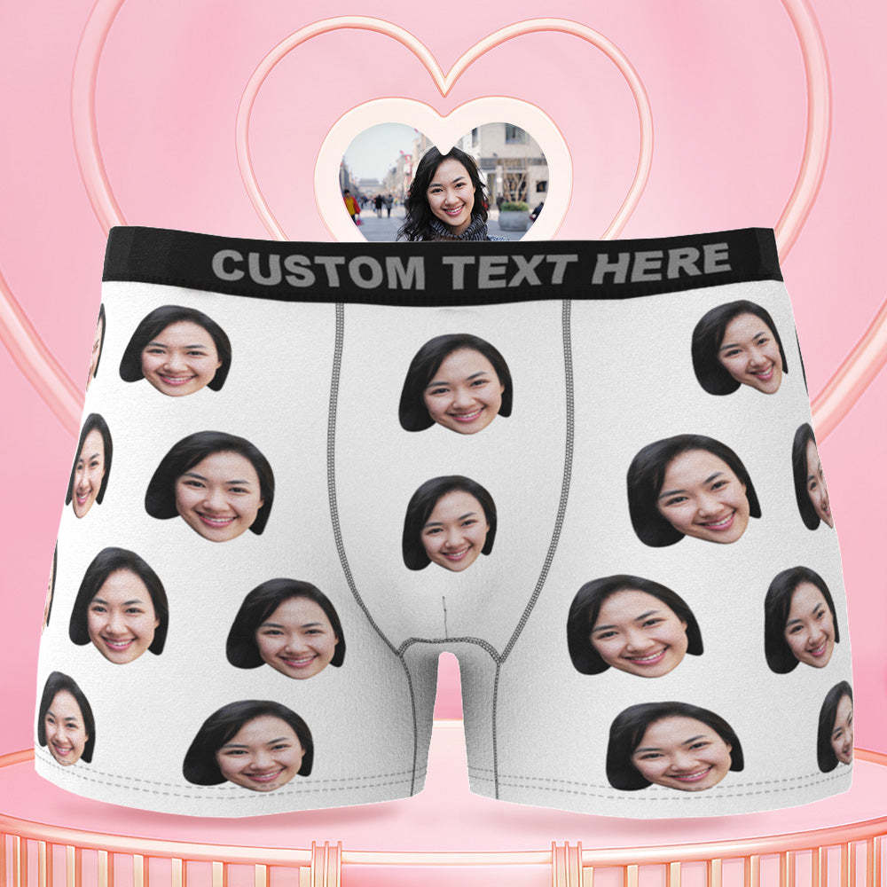 客製化照片男士多色內褲七夕禮物