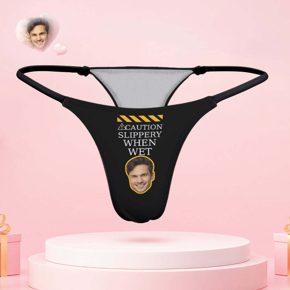 客製化臉情侶內衣窒息危險個人化內衣情人節禮物 - PhotoMoonLampTW