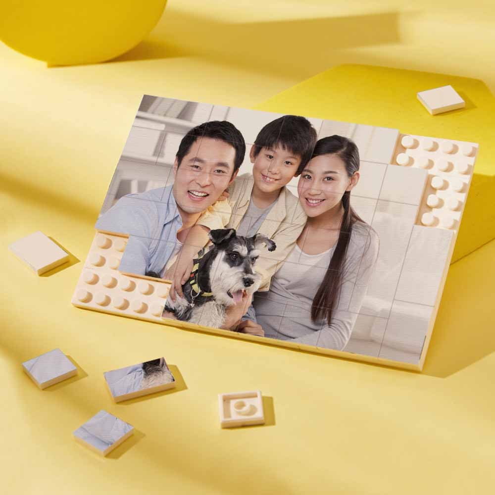 客製化照片積木拼圖送給爸爸的禮物