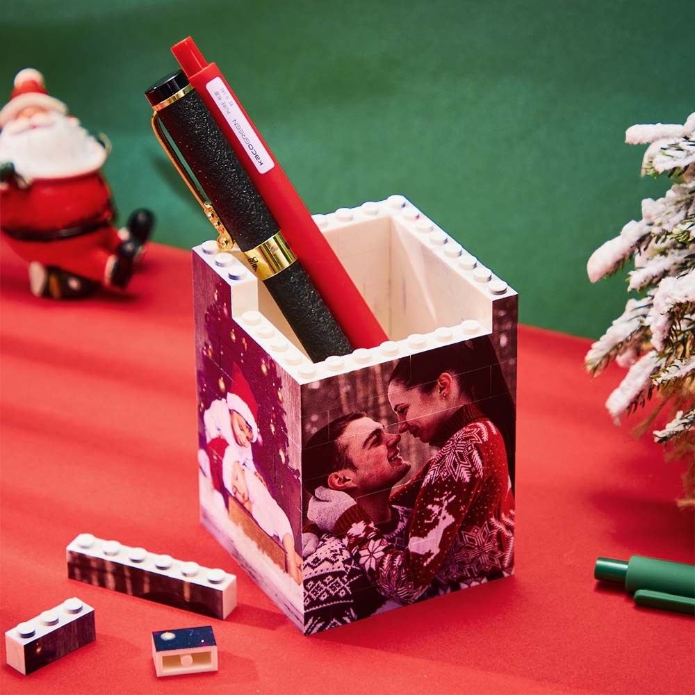 個性照片積木筆筒定制積木玩具 - PhotoMoonLampTW