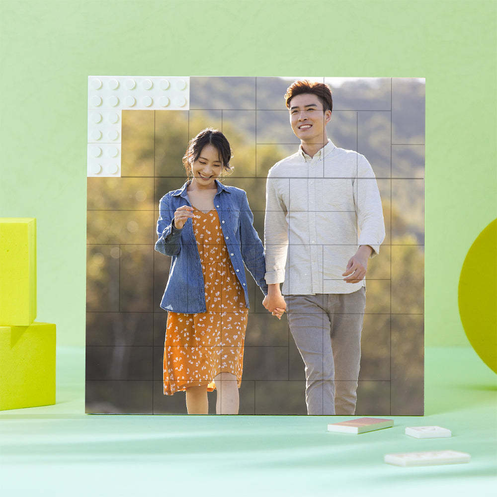 客製化照片積木拼圖送給情人的禮物
