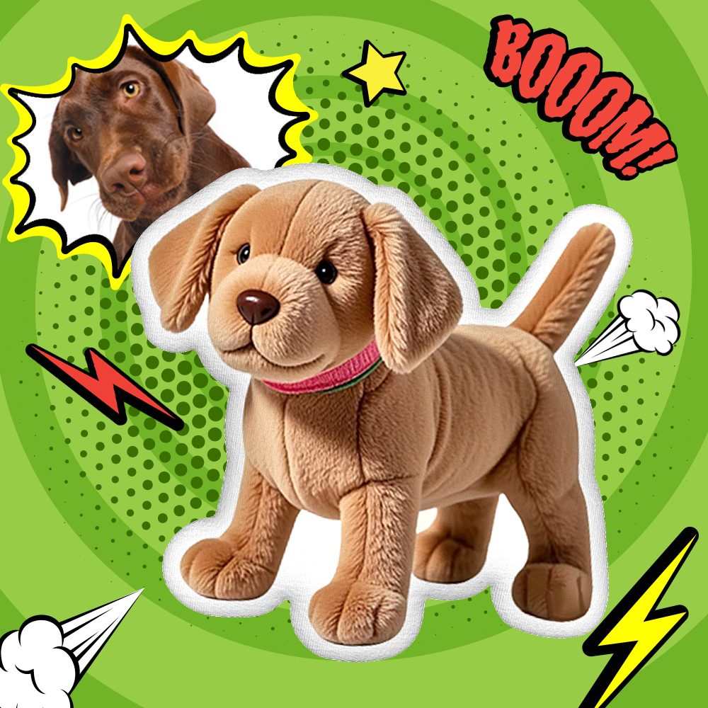 個性化照片毛絨娃娃枕頭迷你我毛絨枕頭送給好友的禮物 - PhotoMoonLampTW