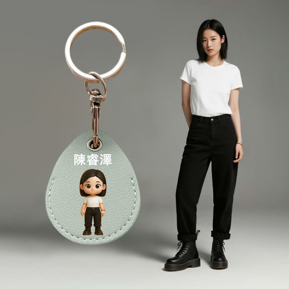 全身可自訂 3d 效果活動人物藝術禮物 個性化 2d 列印門禁卡夾禮物