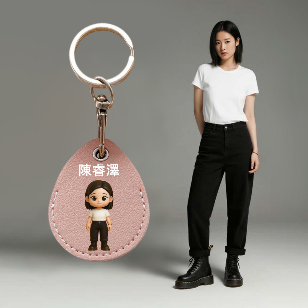 全身可自訂 3d 效果活動人物藝術禮物 個性化 2d 列印門禁卡夾禮物