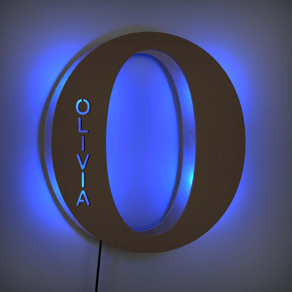 Custom Up Letter N Wall Light Name Sign Bedroom Decor Light Corridor Light Night Lamp For Her