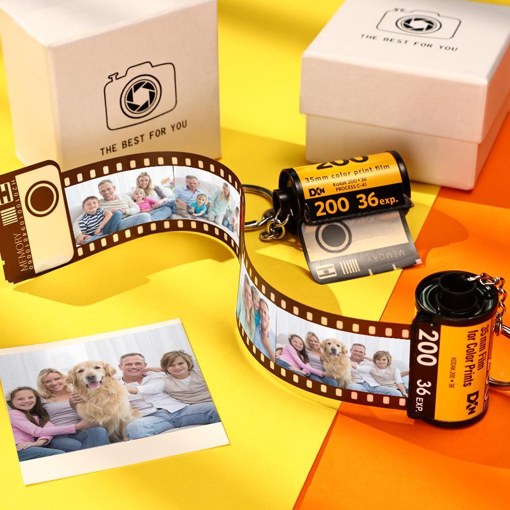 定制電影卷鑰匙扣可定制浪漫聖誕禮物 - PhotoMoonLampTW