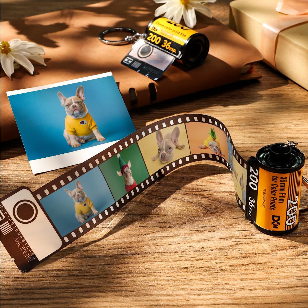 定制電影卷鑰匙扣可定制浪漫禮物 - PhotoMoonLampTW