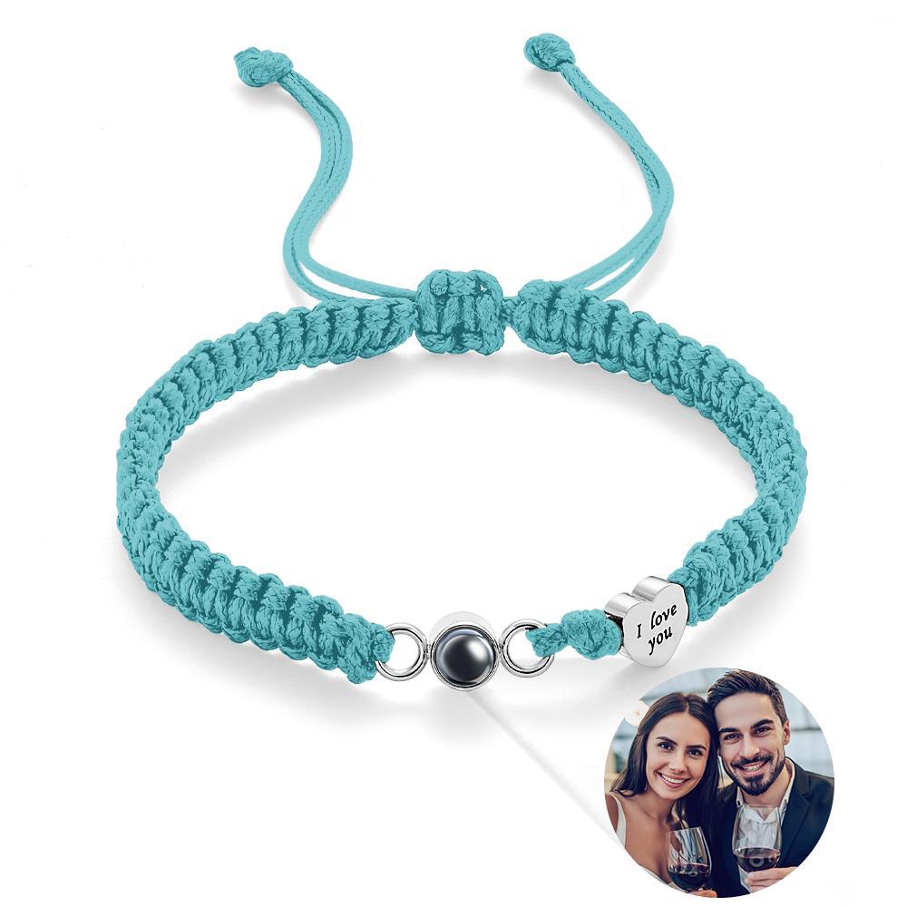 客製化照片投影手鍊心形情侶禮物 - PhotoMoonLampTW