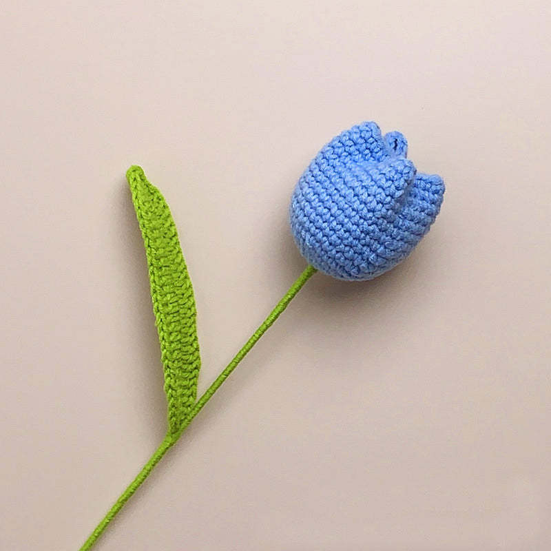 鉤針花三維鬱金香手工針織禮物送給她的畢業禮物 - PhotoMoonLampTW