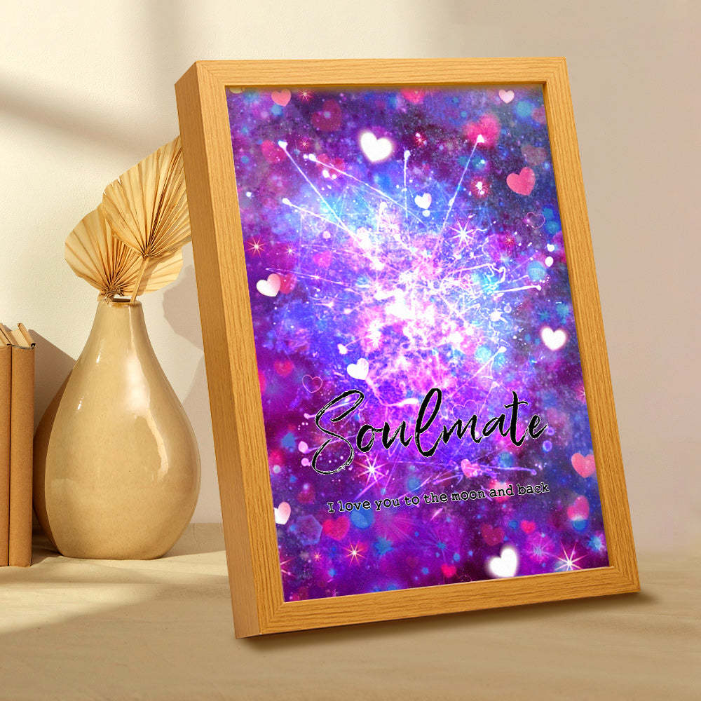 客製化復古照片燈個人化文字燈情人節禮物送給她 - PhotoMoonLampTW