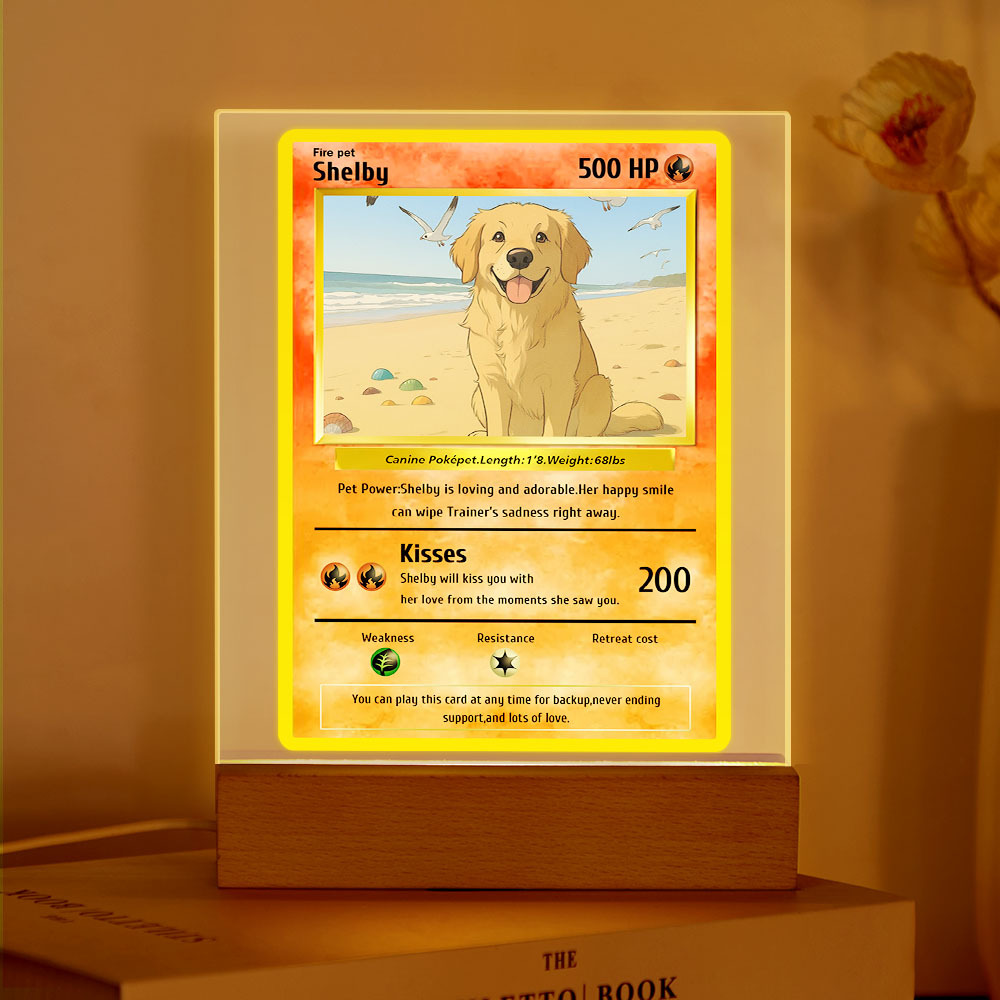 個性化壓克力led卡通小夜燈訂製照片燈週年紀念禮物 - PhotoMoonLampTW