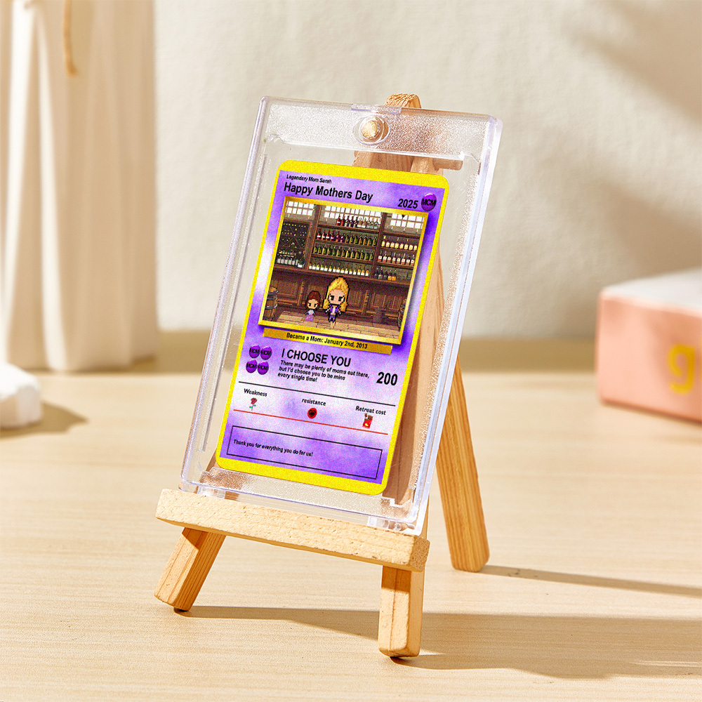 客製化圖像金屬卡打造您自己的角色母親節禮物難忘的紀念品 - PhotoMoonLampTW
