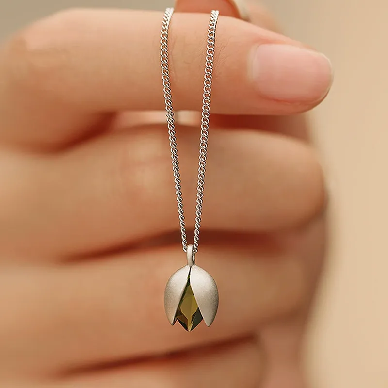 開心果項鍊簡約輕奢小眾設計項鍊氣質鎖骨鏈