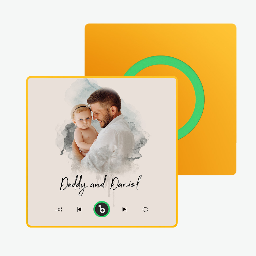 客製化音樂冰箱貼 全新4.0升級版 音樂牆貼 無需手機即可播放音樂 多種款式 - PhotoMoonLampTW