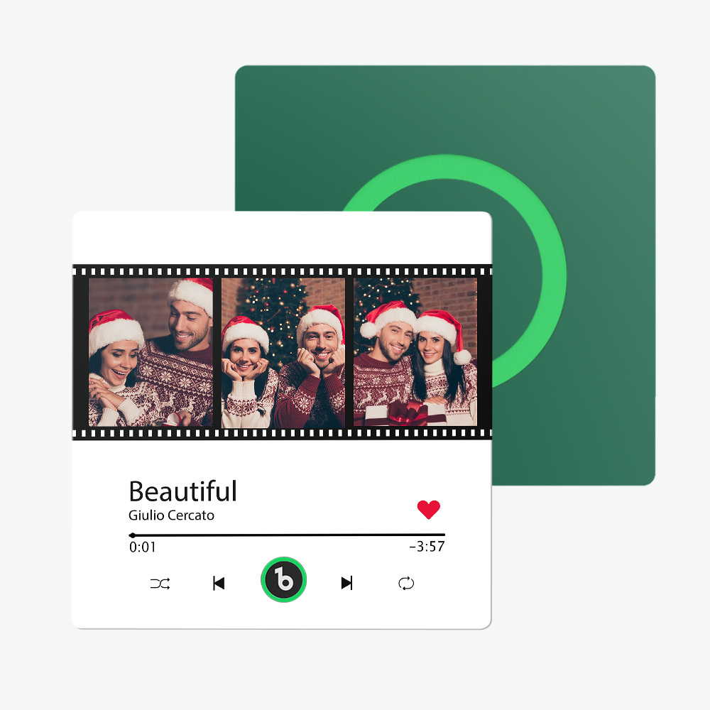 客製化音樂冰箱貼 全新4.0升級版 音樂牆貼 無需手機即可播放音樂 多種款式 - PhotoMoonLampTW