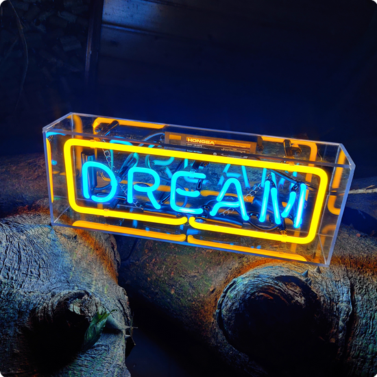 訂製壓克力盒霓虹燈工作室店鋪裝飾訂製文字