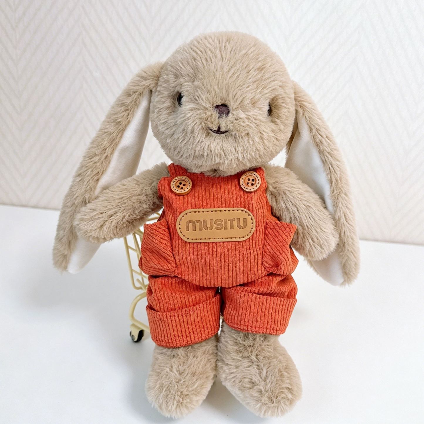 個人化兔子毛絨,嬰兒訂製兔子玩具,幼兒毛絨動物,嬰兒送禮會禮物 - PhotoMoonLampTW
