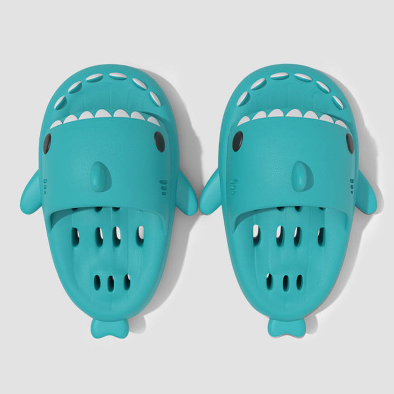 Cartoon Shark Hollow Out Casual Slippers - C - 46/47 - image 4