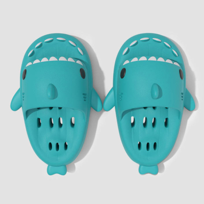 Cartoon Shark Hollow Out Casual Slippers - C - 46/47 - image 4