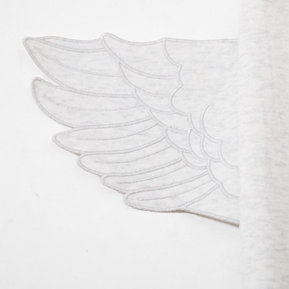  High Quality Durable Press Bow Horse Embroidery Top Wing Decor Pants  Two Pieces Set - image 13