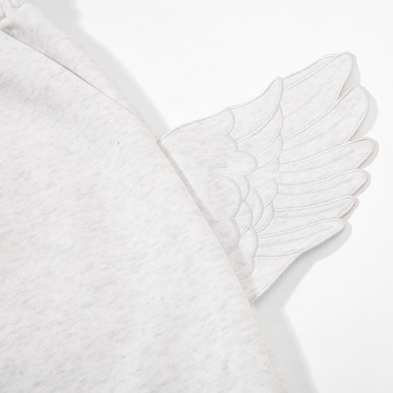 High Quality Durable Press Bow Horse Embroidery Top Wing Decor Pants  Two Pieces Set - image 12