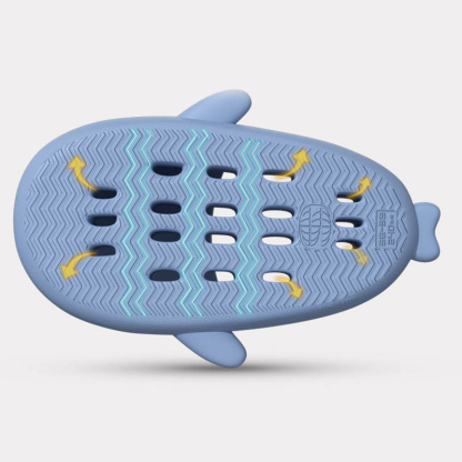 Cartoon Shark Hollow Out Casual Slippers - image 13