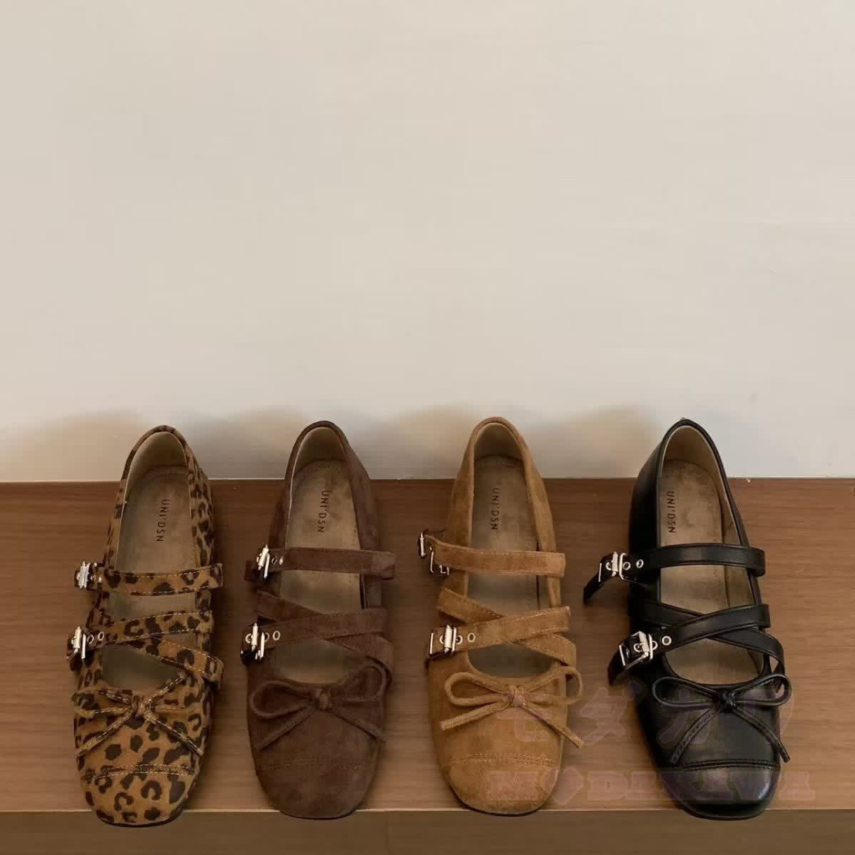 Vintage Square Toe Mary Jane Casual Shoes - image 5