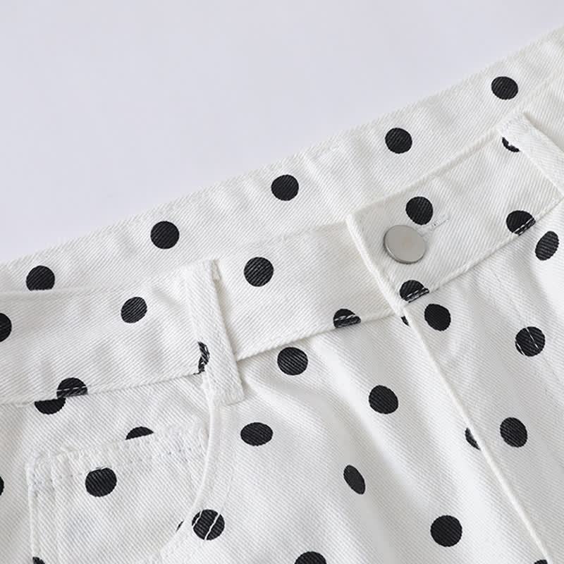  High Quality Durable Press Polka Dot Bow Zip Up Hoodie Dog Embroidery Pants Two Pieces Set - image 13