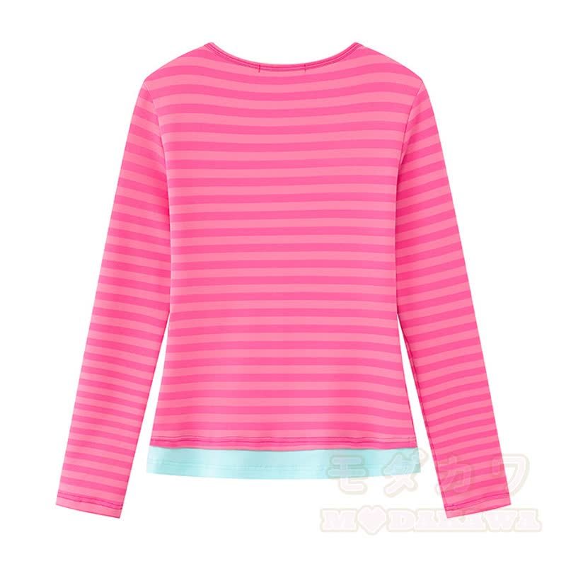  High Quality Durable Press Stripe Long Sleeve Top Floral Embroidery Pants Two Pieces Set - image 4