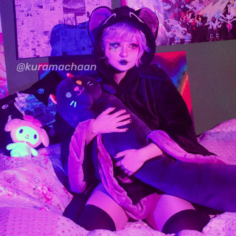 Cartoon Bat Wearable Hooded Blanket - image 7