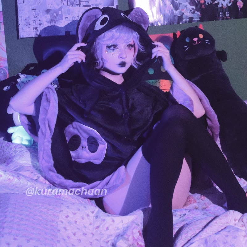 Cartoon Bat Wearable Hooded Blanket - image 6