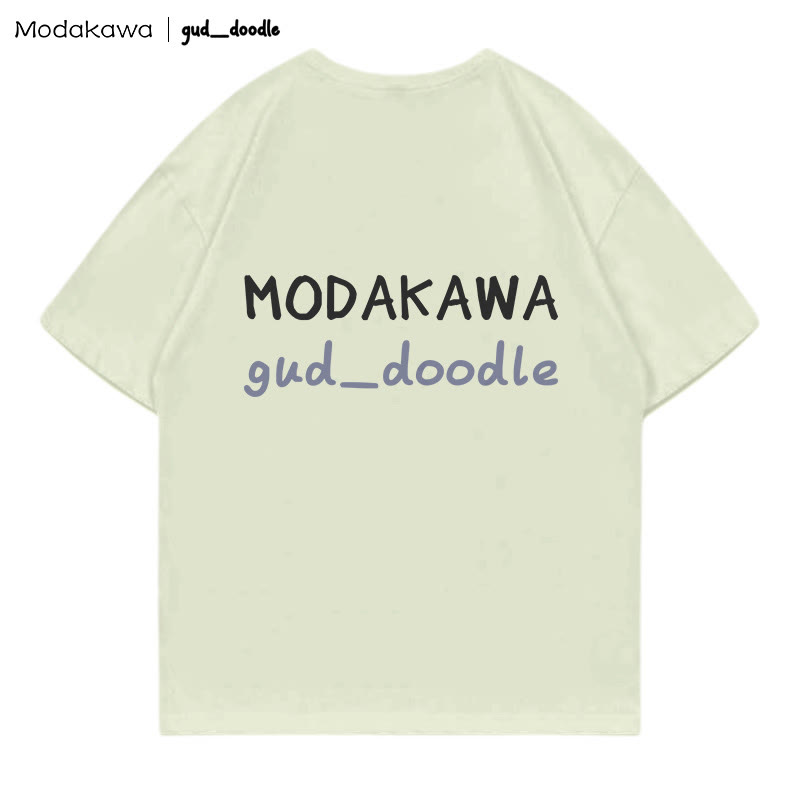 MODAKAWA X gud_doodle Kitty Chick Print T-shirt - image 2