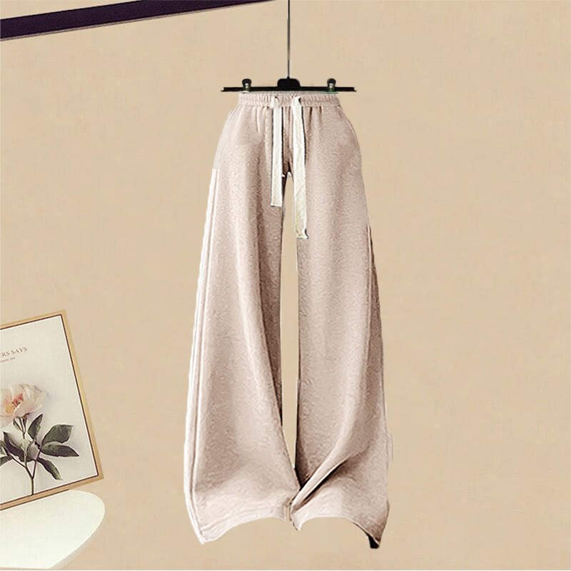 V-neck Knit Cardigan Wide Leg Pants Two Pieces Set - image 3