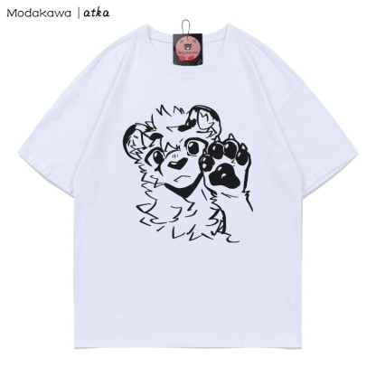 MODAKAWA X atka Tiger Paw Wave Graphic T-shirt - White - 5XL - image 2