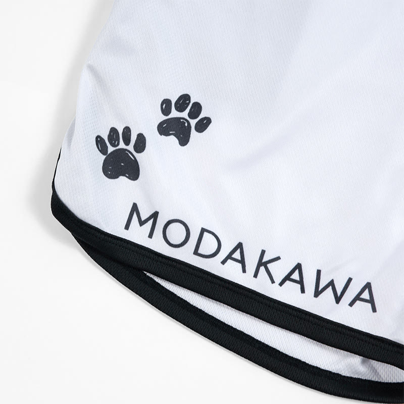 MODAKAWA X popipeko Gradient Puppy Print Casual Shorts - image 2