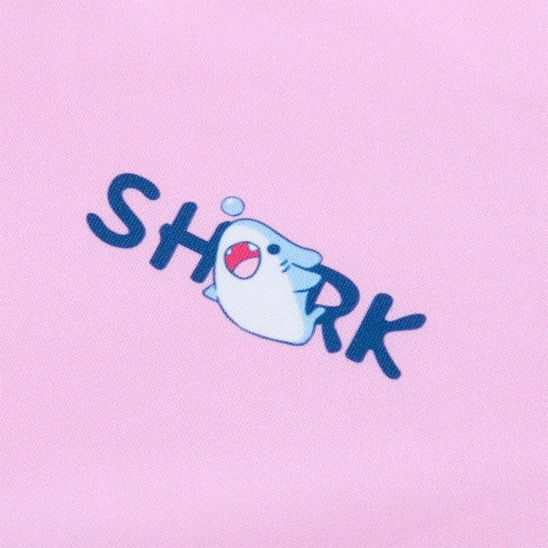 Modakawa Shark Letter Print Loose Hoodie - image 11