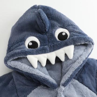 Shark Plush Hooded Pajamas Set - image 2