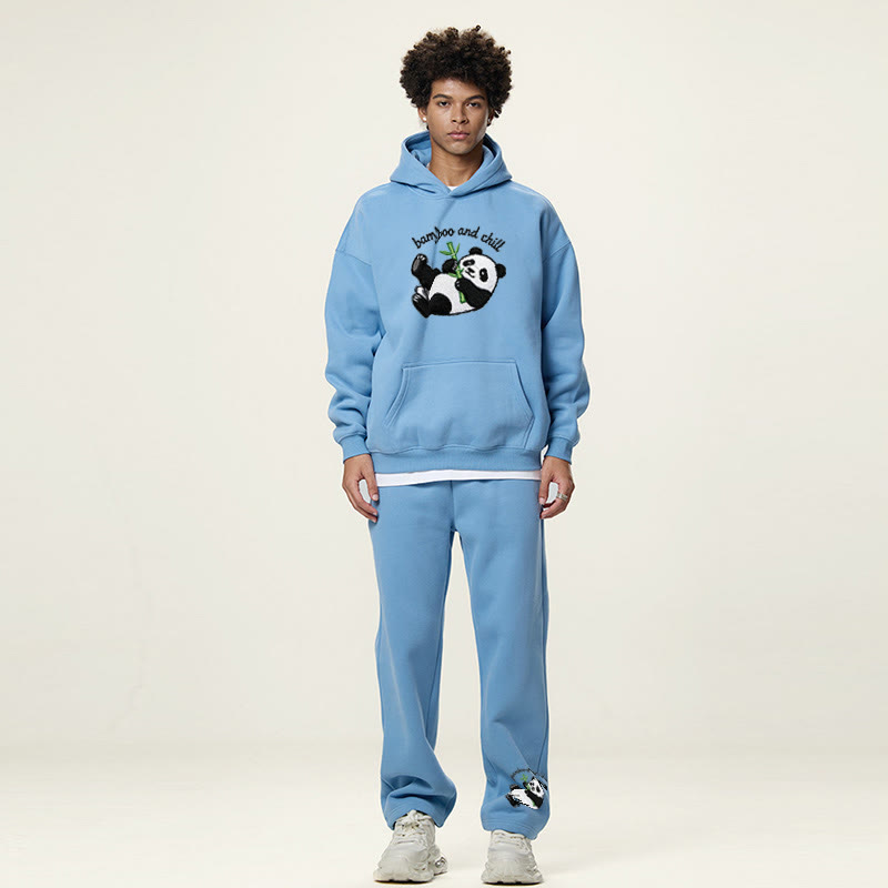 BAMBOO AND CHILL Panda Graphic Casual Pants - image 1