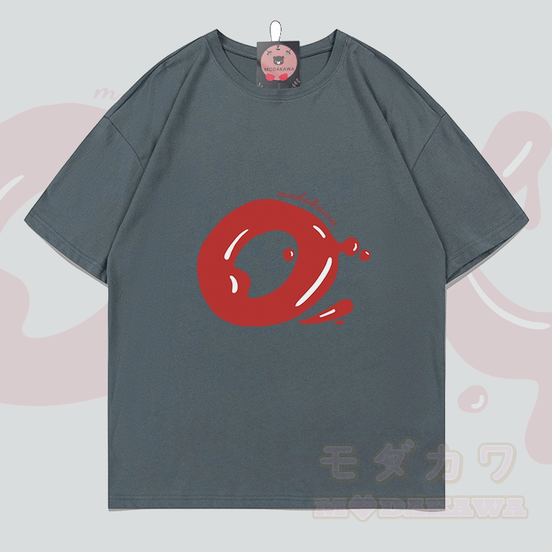 MODAKAWA OK Letter Graphic Couple Top - T-shirt - Dark Grey - 5XL - image 2