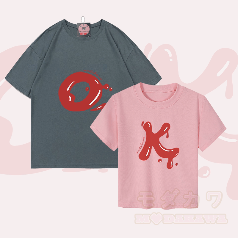 MODAKAWA OK Letter Graphic Couple Top - image 1